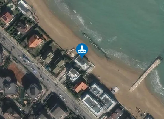 Satellite image of Lido Bagno Marcello
