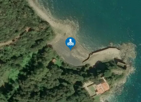 Satellite image of Spiaggia del Direttore