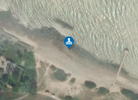 Satellite image of STRANDBAKKERNE