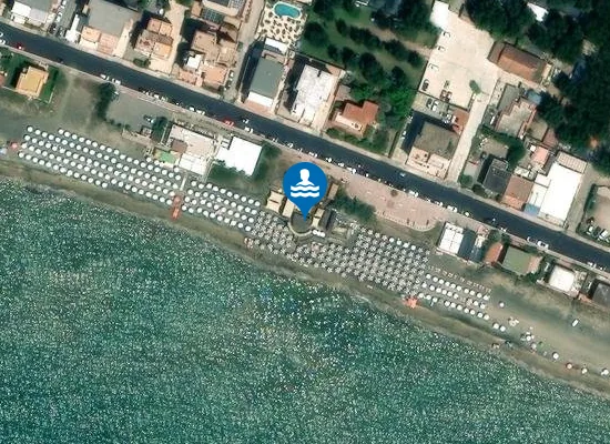 Satellite image of Lido del Sandalo