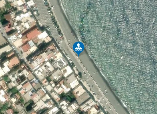 Satellite image of Canneto Beach