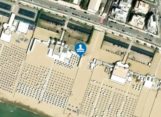 Satellite image of Spiaggia Libera