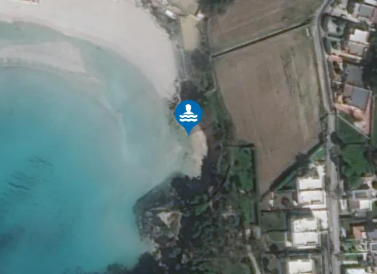 Satellite image of Spiaggetta libera Lido Gandoli