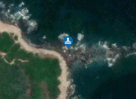 Satellite image of Punta Niedda
