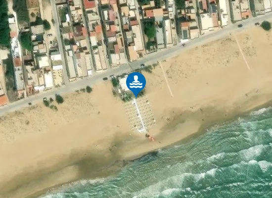 Satellite image of Lido Lo Stravizio