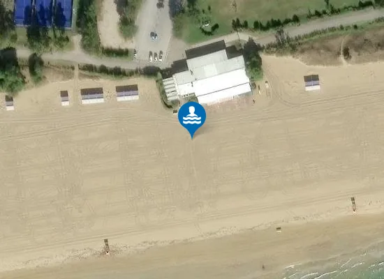 Satellite image of Shany Beach