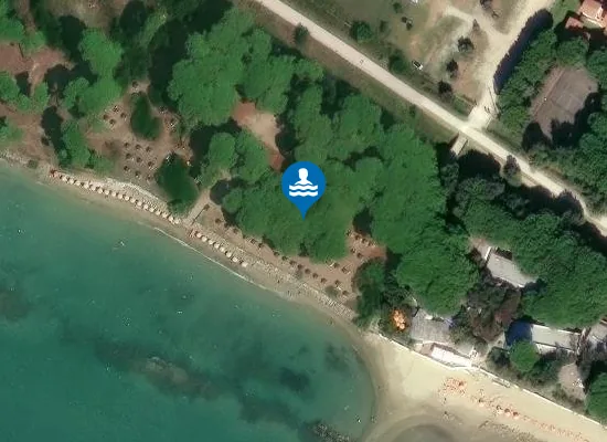 Satellite image of Beachrock