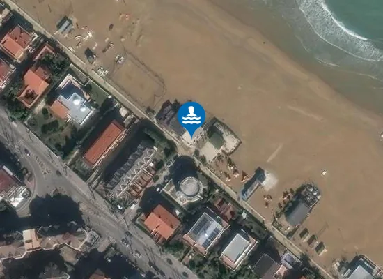 Satellite image of Lido La Tramontana