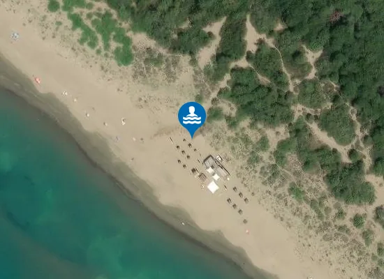 Satellite image of Sunset Beach