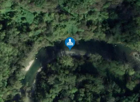 Satellite image of Spiaggia Fiume Astico