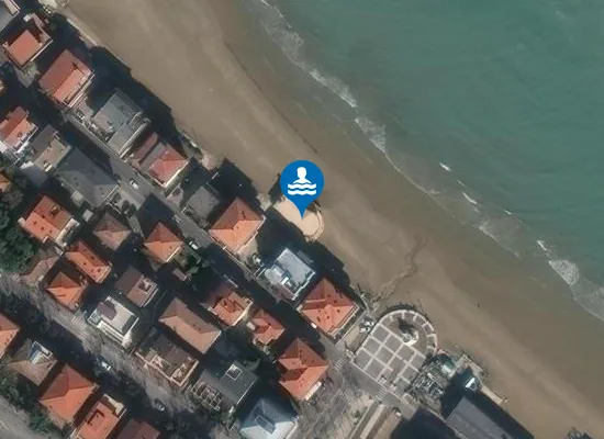 Satellite image of Lido Mare Nostrum