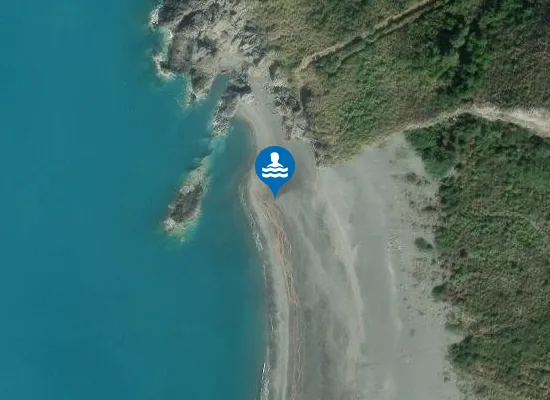 Satellite image of Cala del Prete