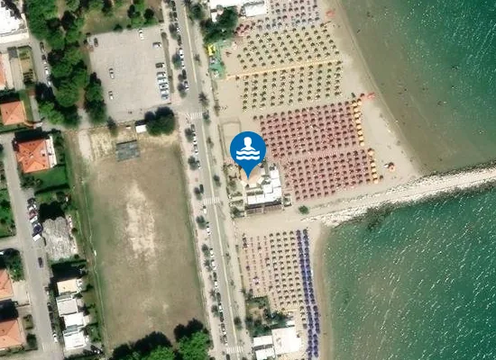 Satellite image of La Villa Beach