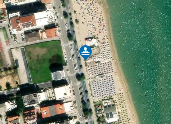 Satellite image of Adria beach