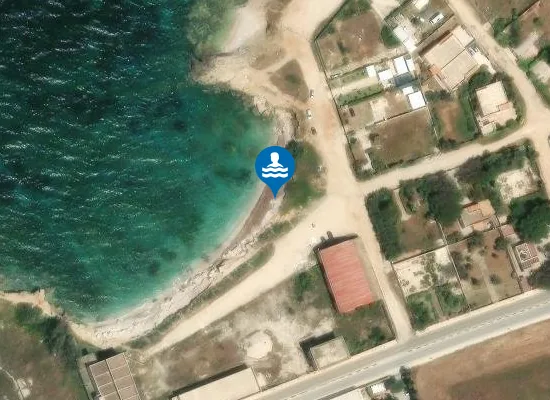 Satellite image of Spiaggia della Segheria