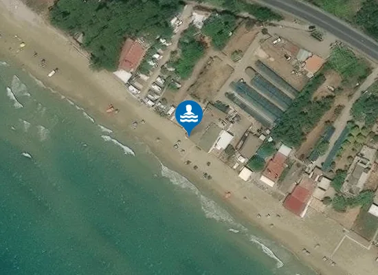 Satellite image of Capacabana Beach