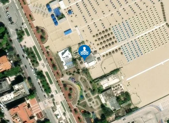 Satellite image of Lido Azzurro Mare