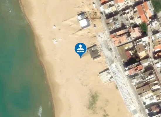 Satellite image of Baraka Beach