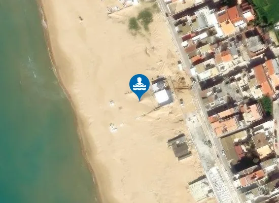 Satellite image of Mamaro Beach