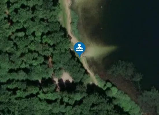 Satellite image of HAMPEN SØ, P-PLADS