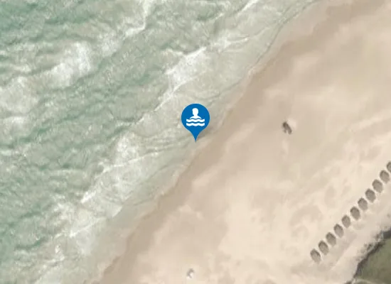 Satellite image of NORDRE STRANDVEJ, UD FOR NEDKØRSEL