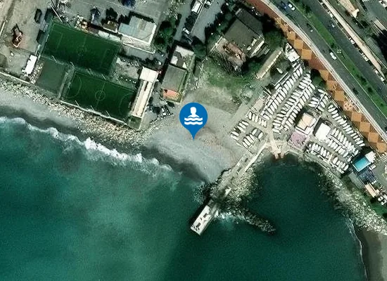 Satellite image of Punta Vagno