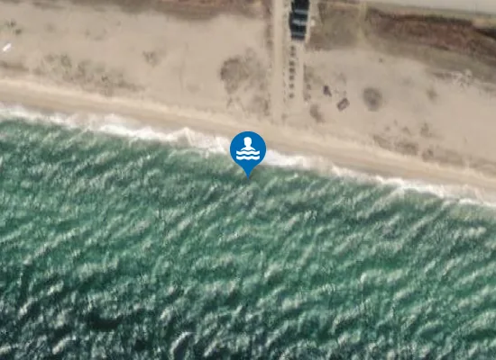 Satellite image of HEJSAGER STRAND, FERIEHJEMMET PINNEBERG