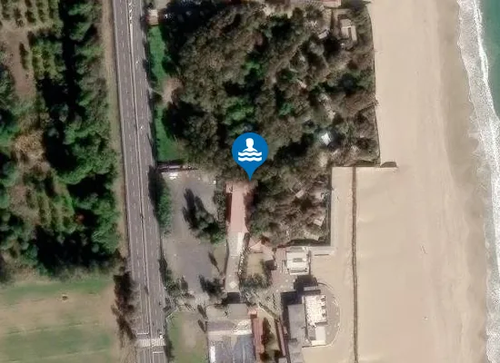 Satellite image of Lido La Pinetta
