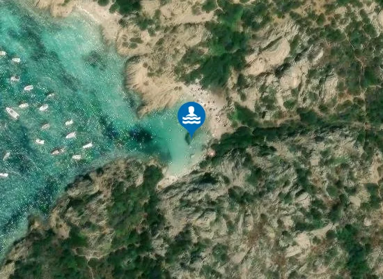 Satellite image of Cala Napoletana