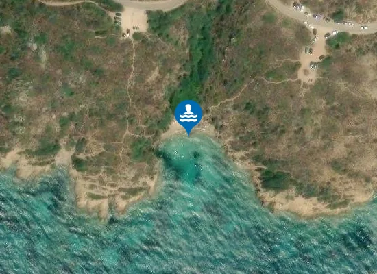 Satellite image of Cala degli Inglesi