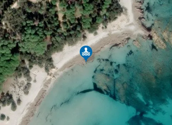 Satellite image of Spiaggia Sa Curcurica