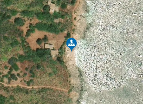 Satellite image of Cala dell'Uzzo