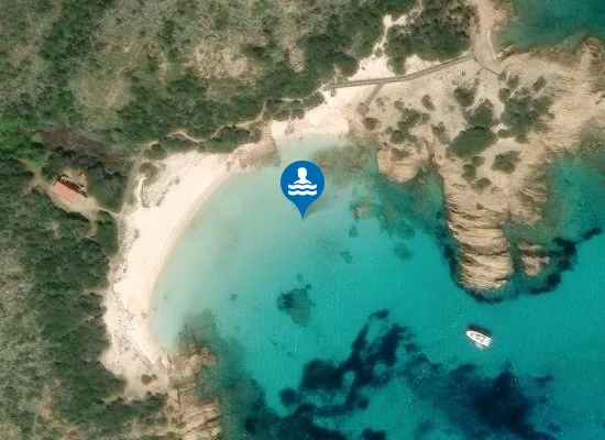 Satellite image of Spiaggia Rosa