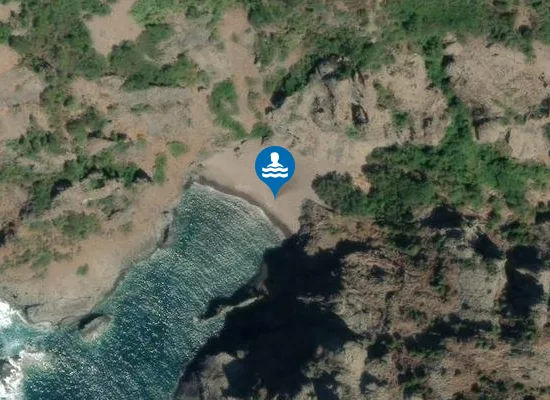 Satellite image of Cala Santa Maria