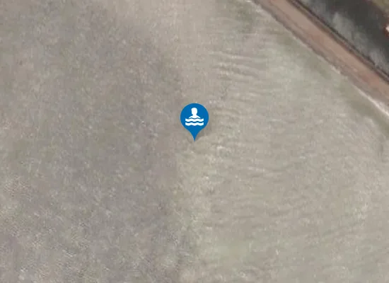 Satellite image of VOERSÅ DÆMNING VED SANDBANKE