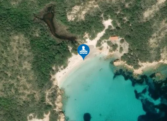 Satellite image of Cala Granara