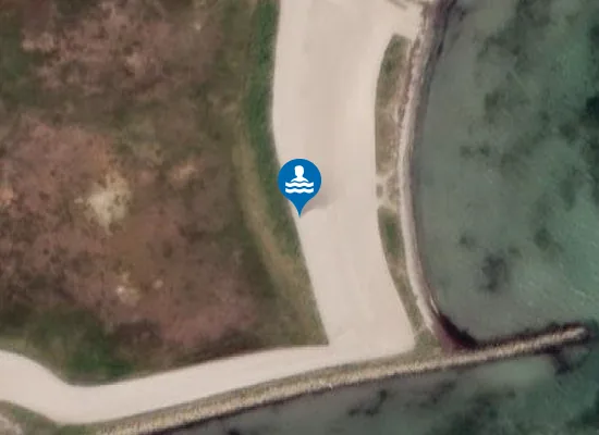 Satellite image of EGENSE BADESTRAND