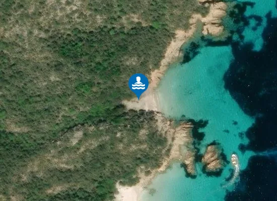 Satellite image of cala dell'amore