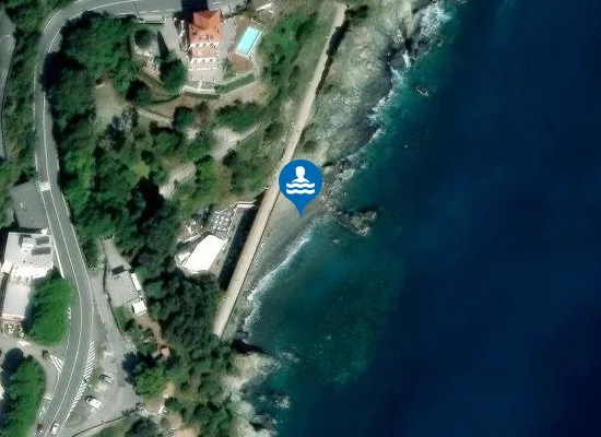 Satellite image of Cala Torcida