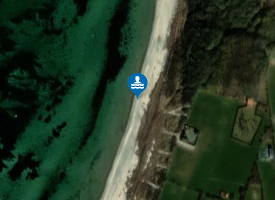 Satellite image of EMMERBØLLE STRAND