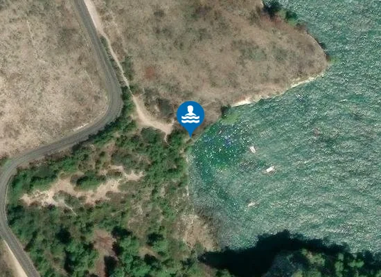 Satellite image of Scogliera dei Cavoli