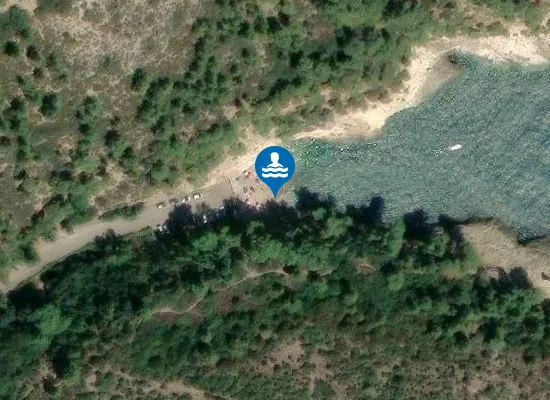 Satellite image of Cala della Pergola