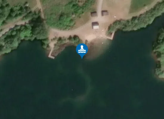 Satellite image of DAVINDE SØ - HAVNEN