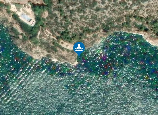 Satellite image of Cala del Fico