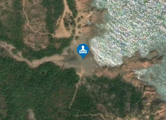 Satellite image of Cala 'e Luas