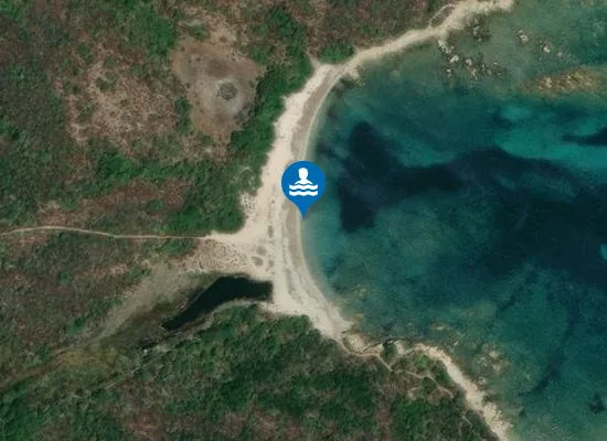 Satellite image of Raza di Juncu
