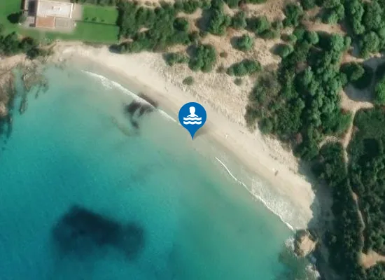 Satellite image of Spiaggia Cuccureddus