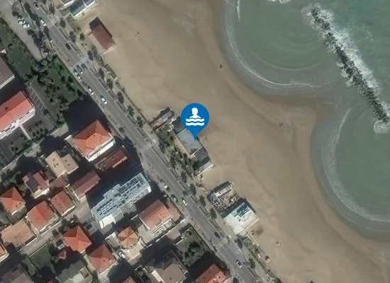 Satellite image of Copacabana