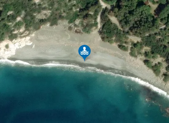Satellite image of Spiaggia Colle della Palombaia