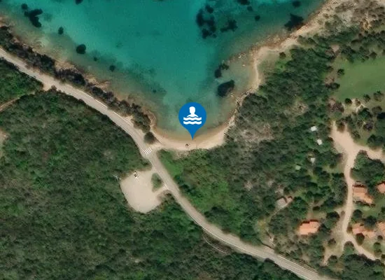 Satellite image of Spiagghja Li Capanni/Spiaggia Punta le Saline
